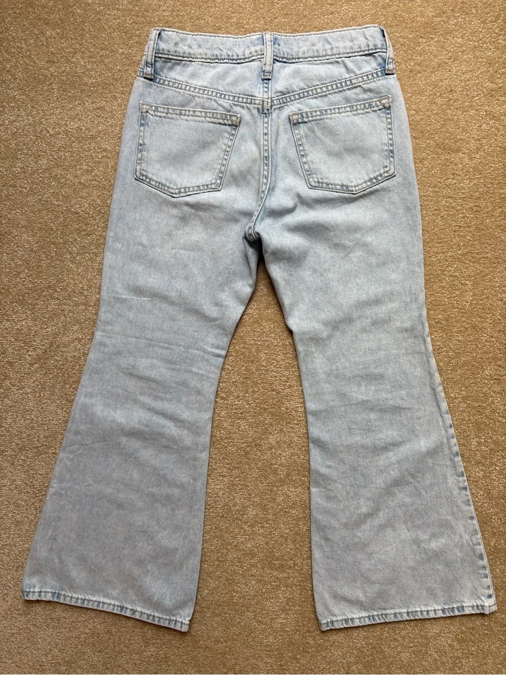 NWOT OLD NAVY Girls’ Light Wash Baggy Flare Jeans